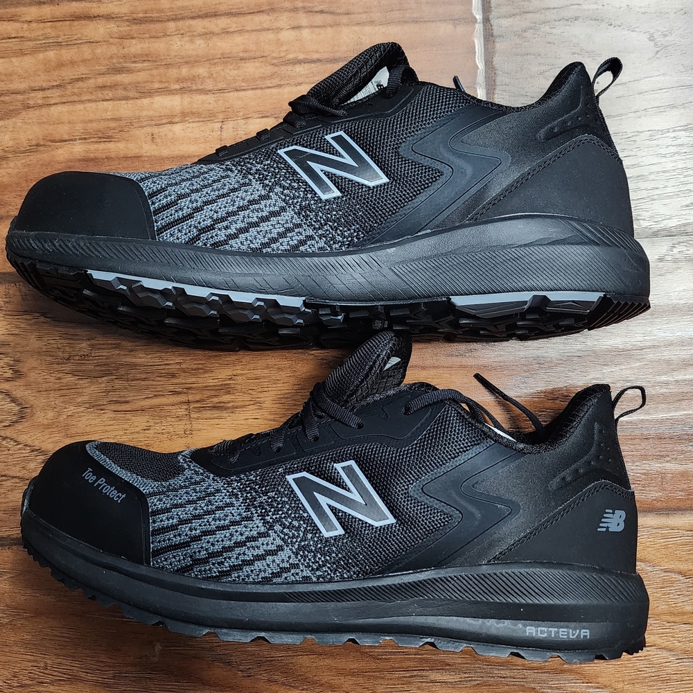 New Balance Men's Composite Safety Toe Black Work Tennis Shoes Brand New - Picture 1 of 13